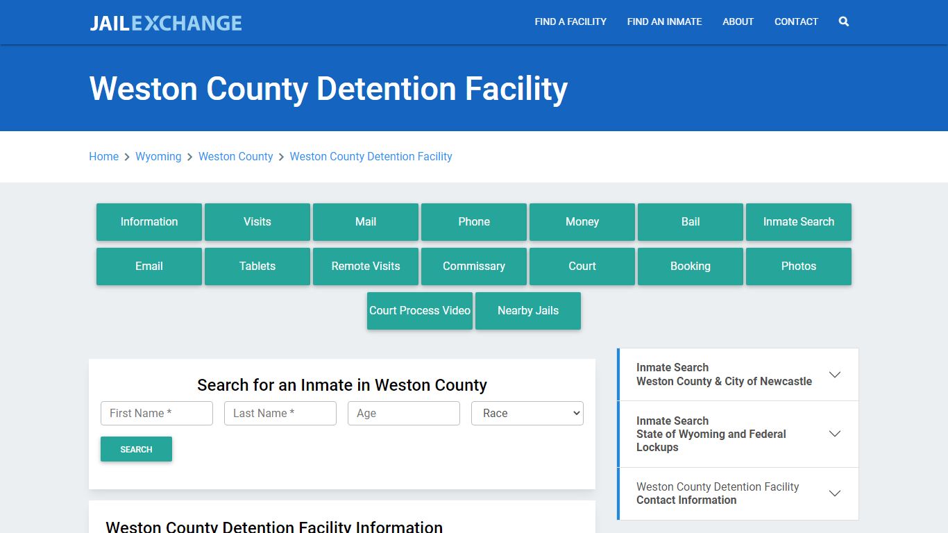 Weston County Detention Facility - Jail Exchange